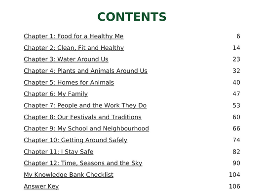 CBSE Class 2 World Around Us — Illustrated Knowledge Bank