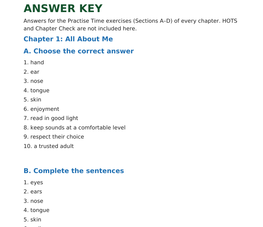 ICSE Class 2 Environmental Studies — Illustrated Knowledge Bank