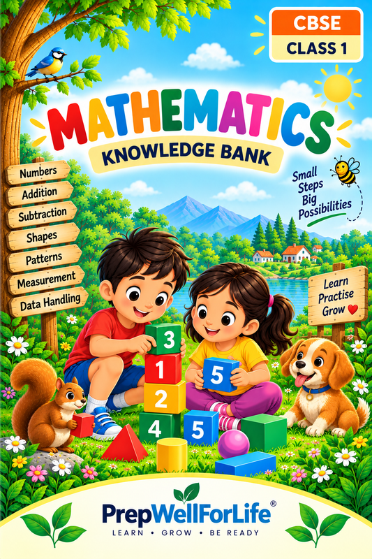 CBSE Class 1 Mathematics — Illustrated Knowledge Bank