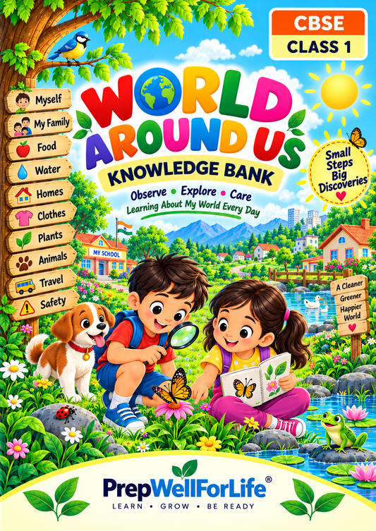 CBSE Class 1 World Around Us — Illustrated Knowledge Bank