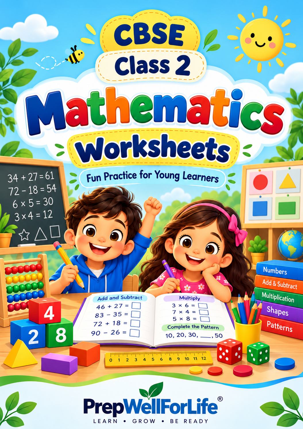 CBSE Class 2 Mathematics — Printable Practice Worksheets