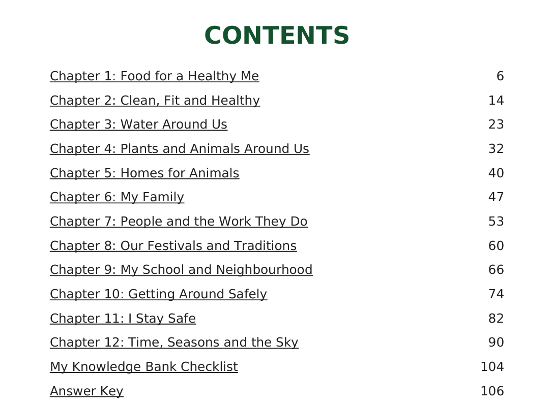 CBSE Class 2 World Around Us — Illustrated Knowledge Bank