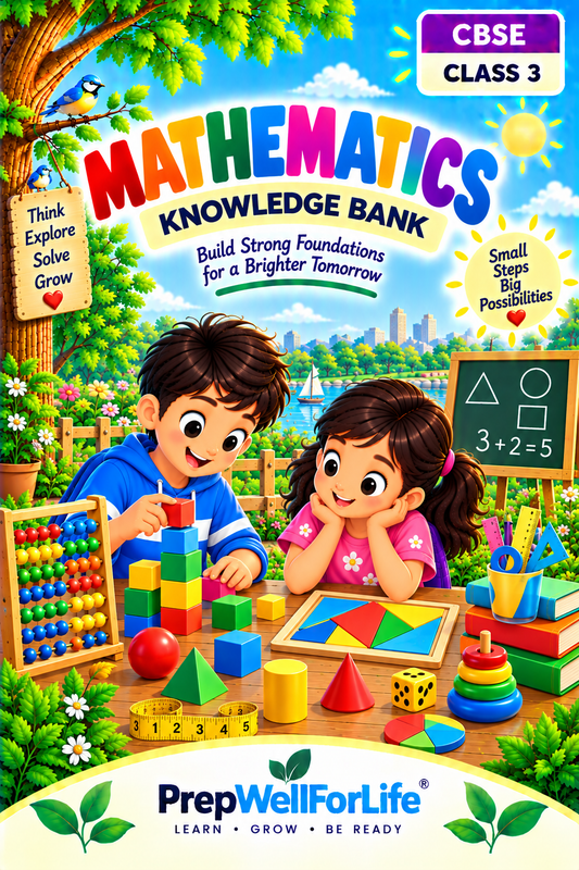 CBSE Class 3 Mathematics — Illustrated Knowledge Bank