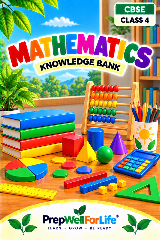 CBSE Class 4 Mathematics — Illustrated Knowledge Bank