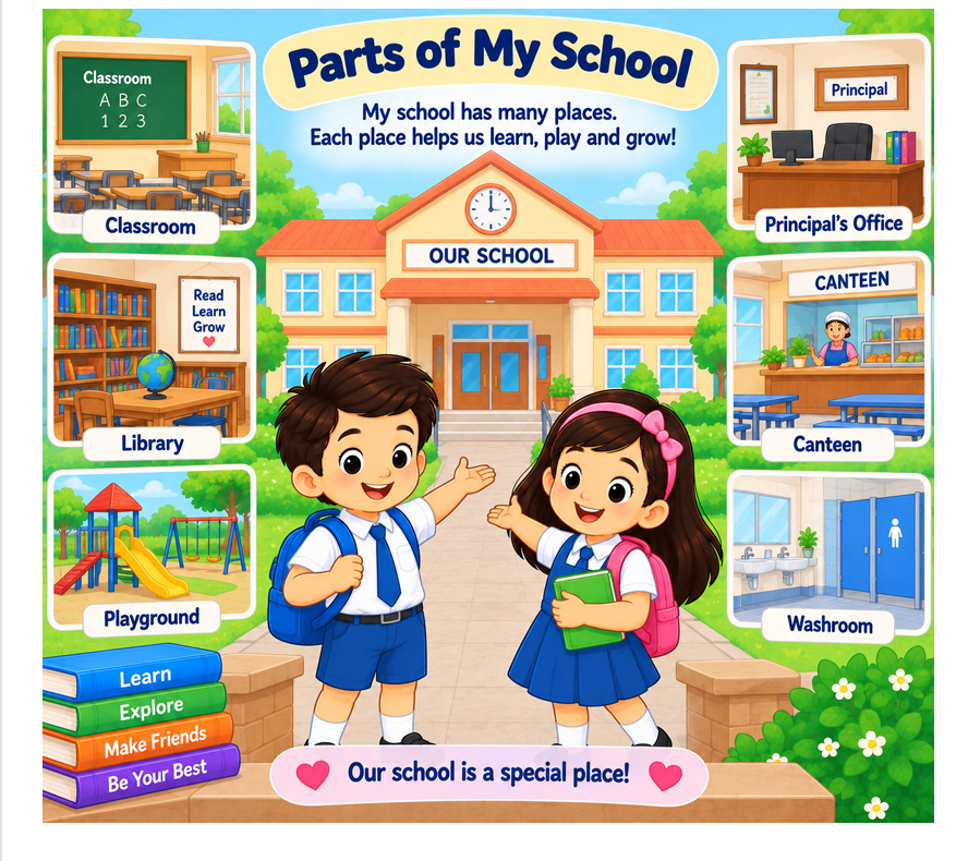 ICSE Class 1 Environmental Studies — Illustrated Knowledge Bank