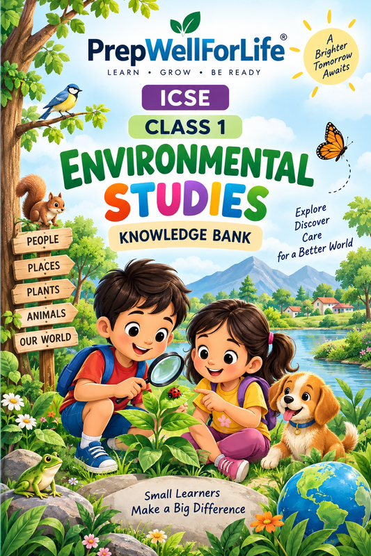 ICSE Class 1 Environmental Studies — Illustrated Knowledge Bank