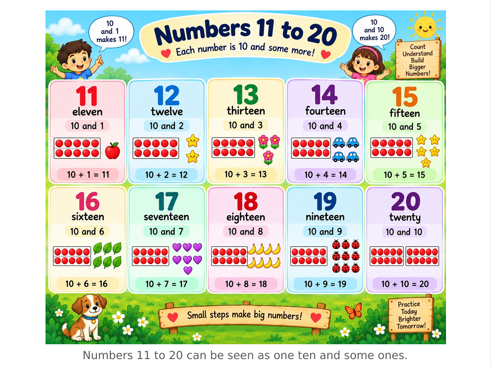 ICSE Class 1 Mathematics — Illustrated Knowledge Bank