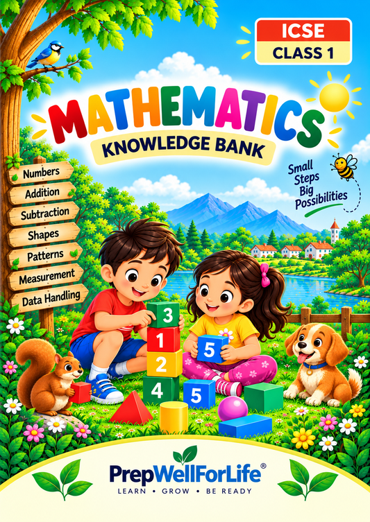 ICSE Class 1 Mathematics — Illustrated Knowledge Bank