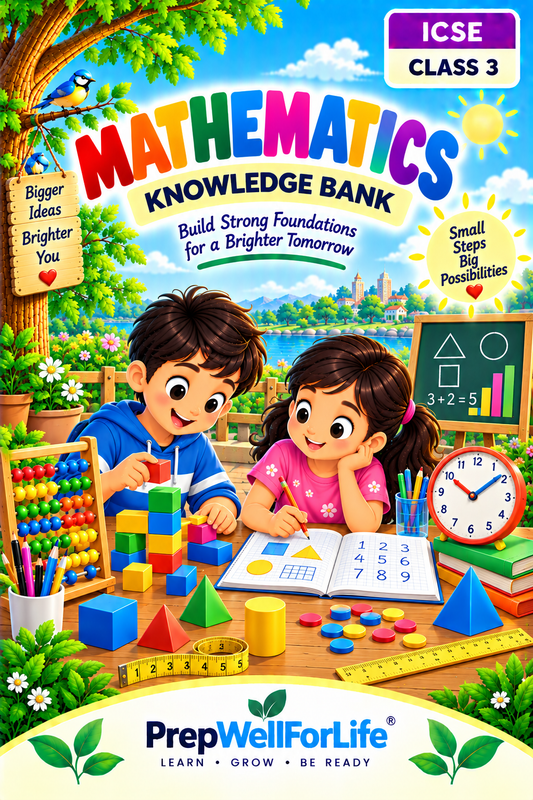 ICSE Class 3 Mathematics — Illustrated Knowledge Bank