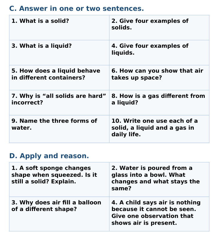 ICSE Class 3 EVS / Science — Illustrated Knowledge Bank