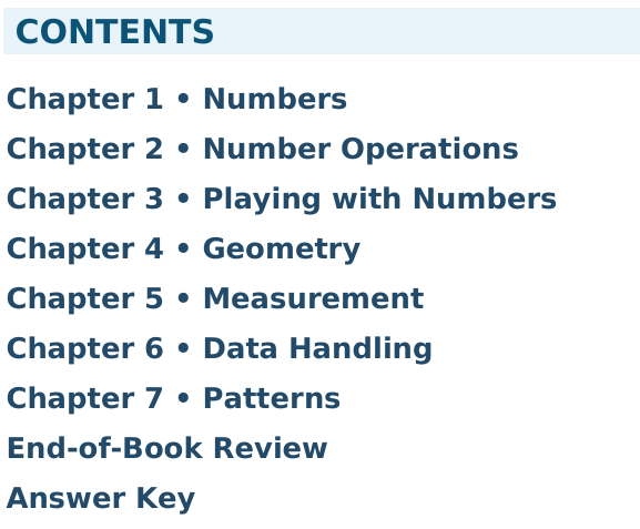 ICSE Class 4 Mathematics — Illustrated Knowledge Bank