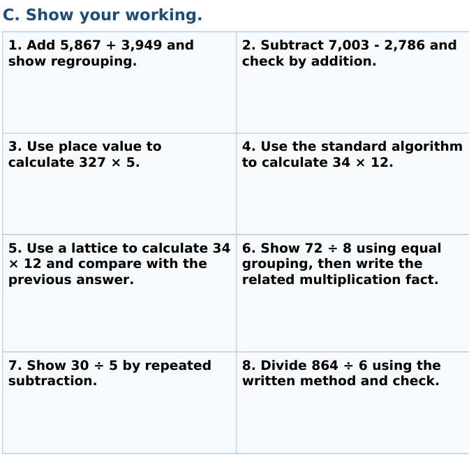 ICSE Class 4 Mathematics — Illustrated Knowledge Bank