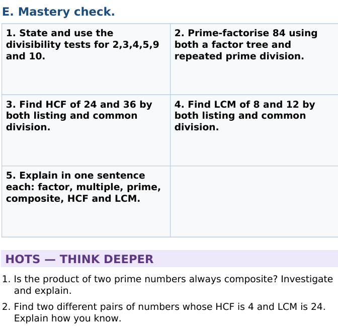 ICSE Class 4 Mathematics — Illustrated Knowledge Bank