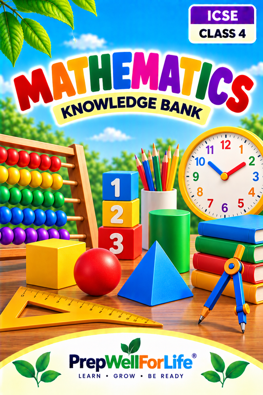 ICSE Class 4 Mathematics — Illustrated Knowledge Bank