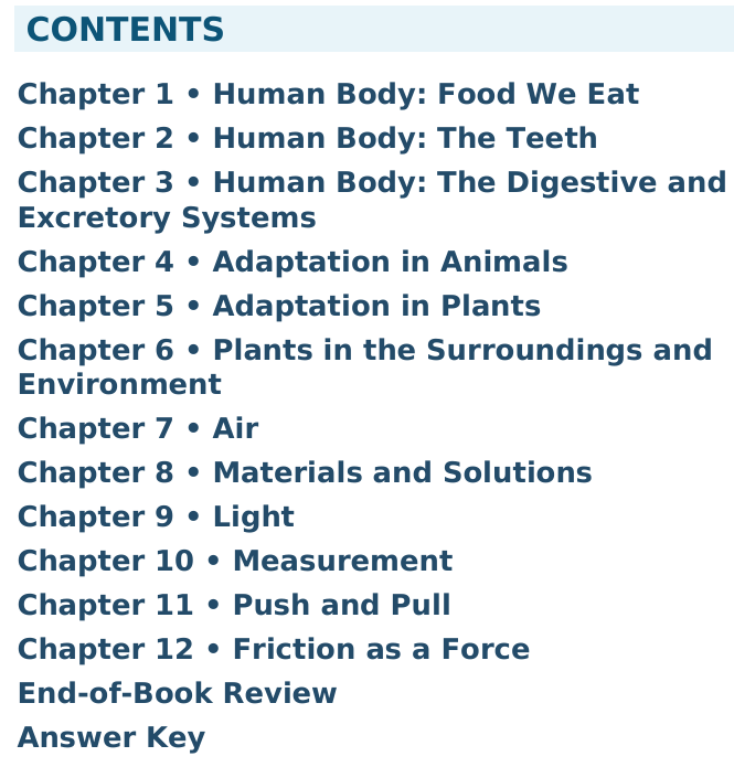 ICSE Class 4 EVS / Science — Illustrated Knowledge Bank